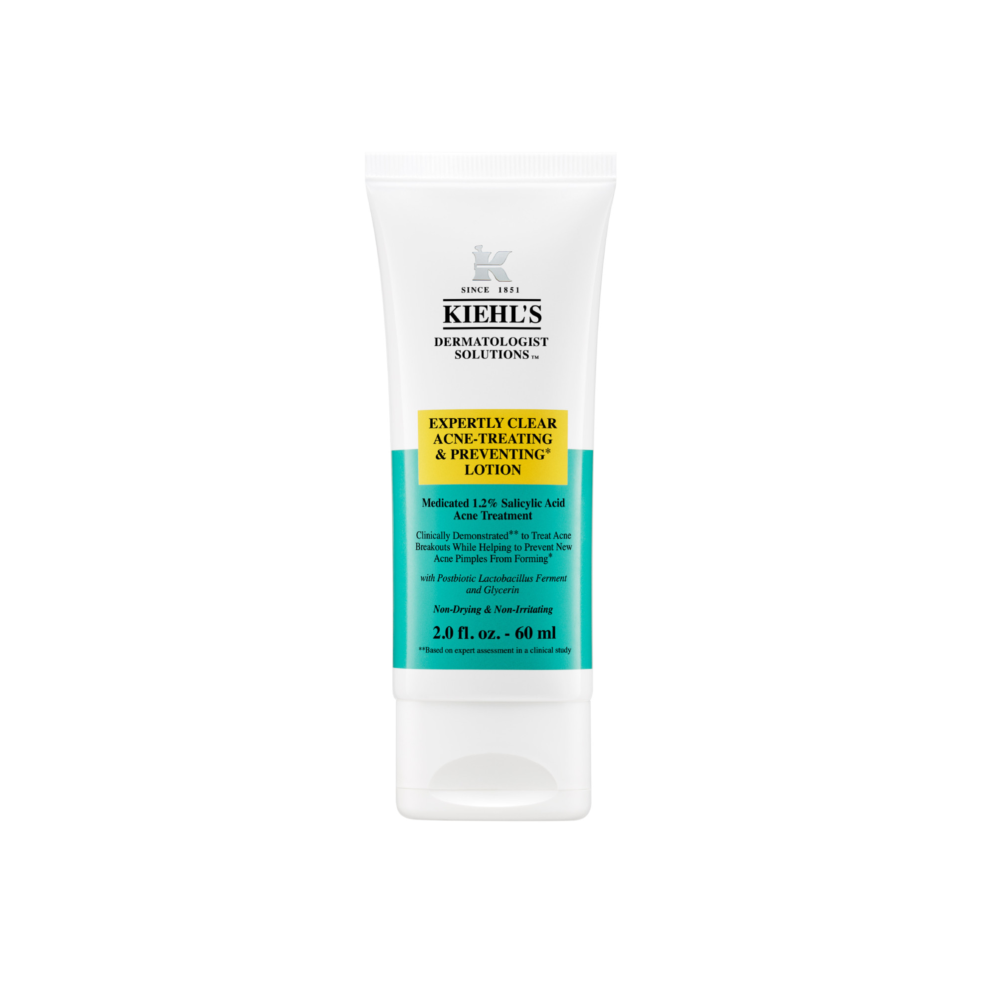 kiehls kiehl's expertly clear moisturizer for acne prone skin with salicylic acid 2.0 fl. oz.