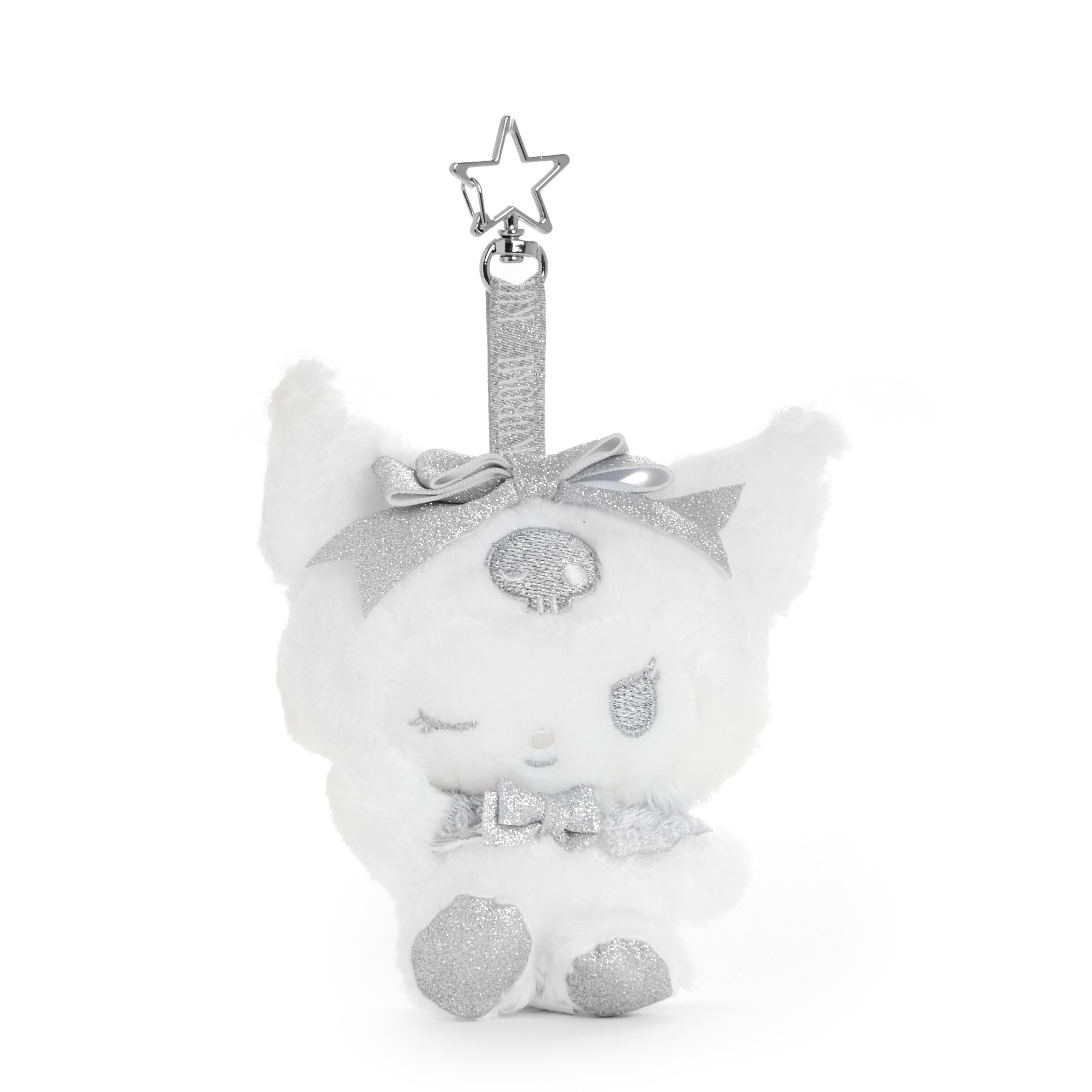 sanrio sanrio kuromi plush mascot keychain