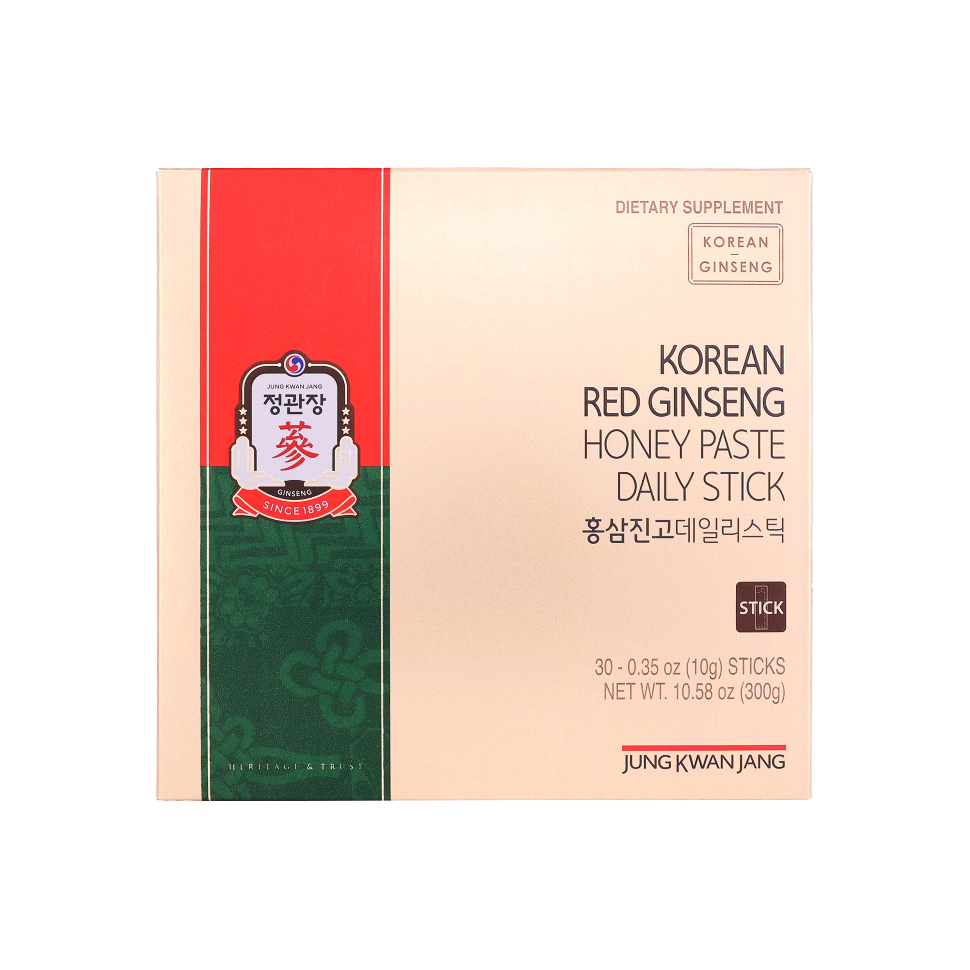 jungkwanjang jung kwan jang ginseng honey paste daily stick 0.35 oz. x 30ea