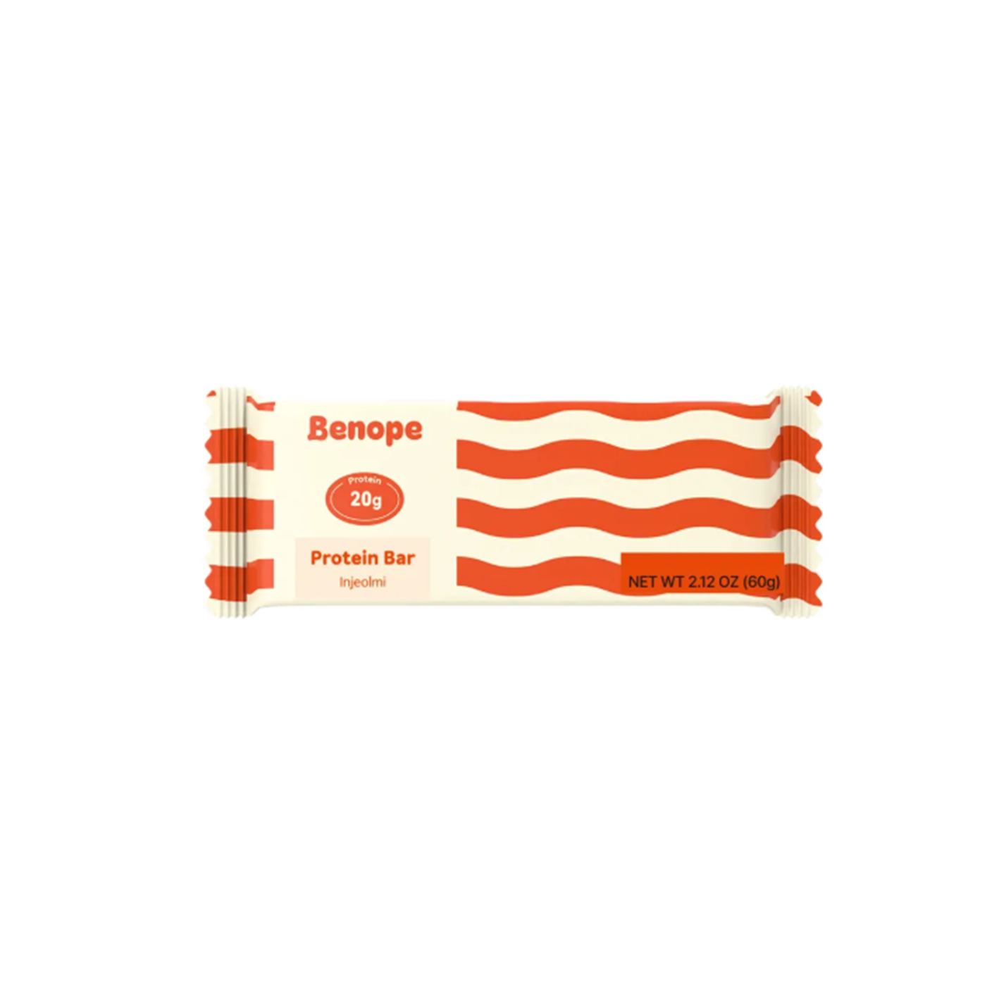 benope benope protein bar injeolmi 2.12 oz.