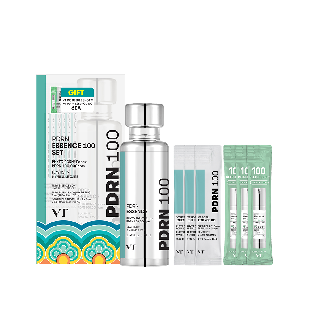 vt vt pdrn essence 100 1.69 fl. oz. set + 100 reedle shot 0.06 fl. oz. )
