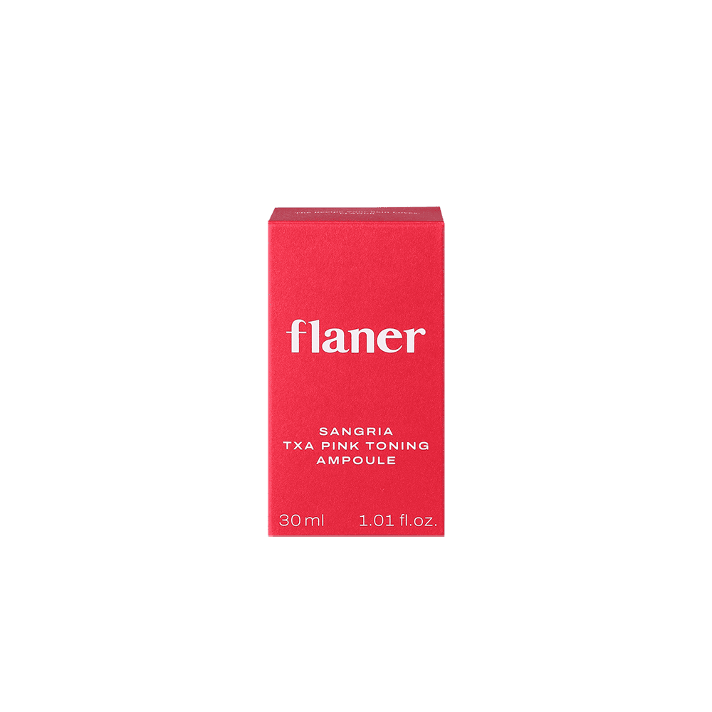 flaner flaner sangria txa pink toning ampoule 1.01 fl. oz.