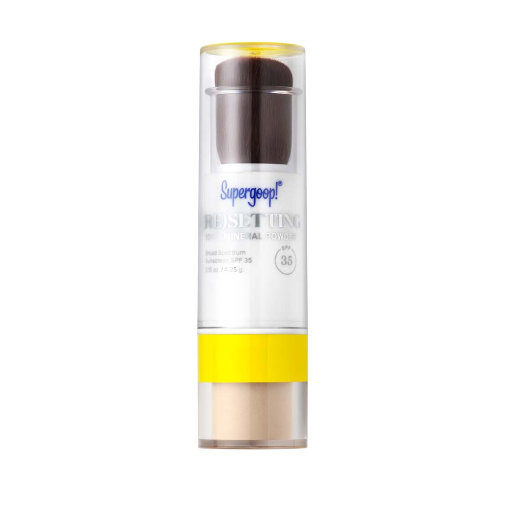 supergoop supergoop! setting mineral powder spf 35 0.15 oz. translucent