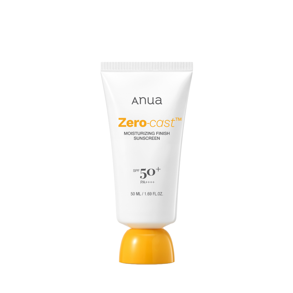 anua anua zero-cast moisturizing finish sunscreen 1.69 fl. oz.