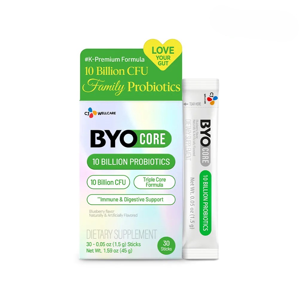 byocore cj byocore 10 billion probiotics 0.05 oz. x 30ea