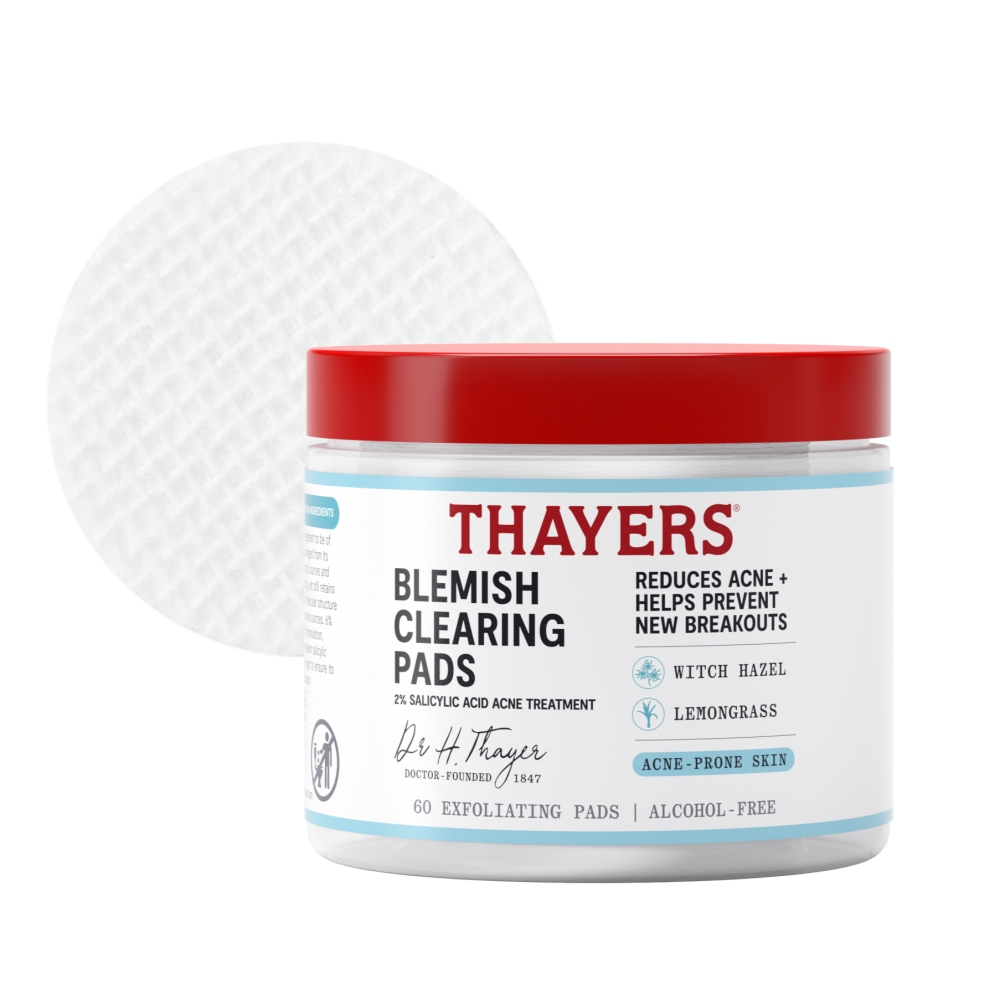thayers thayers blemish clearing pads with salicylic acid